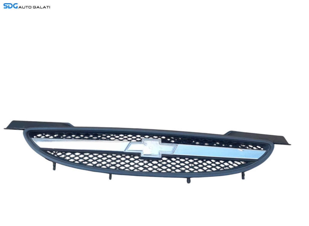 Grila Centrala cu Emblema Sigla de pe Bara Spoiler Fata Chevrolet Aveo 2003 - 2008 Cod 96492235 [N1112]