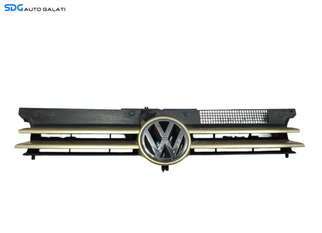 Grila Centrala cu Sigla Emblema de pe Bara Spoiler Volkswagen Golf 4 2001 - 2006 Cod 1J0853651H 1J0853655G [LR1355]