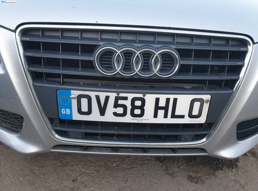 Grila Centrala cu Sigla Emblema de pe Bara Spoiler Fata cu Defect Audi A5 S Line 2008 - 2011 [K1444]