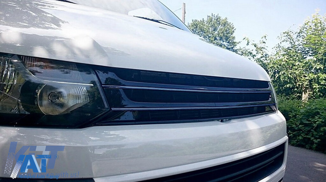 Grila Centrala fara emblema compatibil cu VW T5.1 Facelift Transporter (2010-2015)