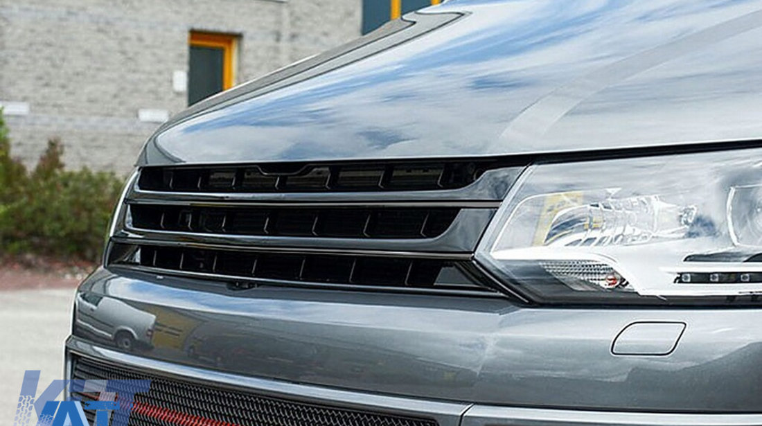 Grila Centrala fara emblema compatibil cu VW T5.1 Facelift Transporter (2010-2015)