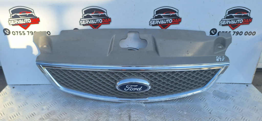 Grila centrala fata Ford Mondeo (2000-2008) [MK3] 2.0 Motorina 2003, 3S71 8A100 BC / 3S7X 8A133 BA