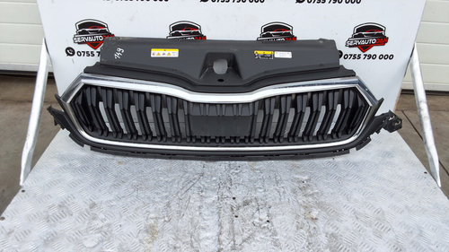 Grila centrala fata Skoda Octavia 4 (2019->) 1.5 Motorina 2021, 5QF010008A / 5E3853653C