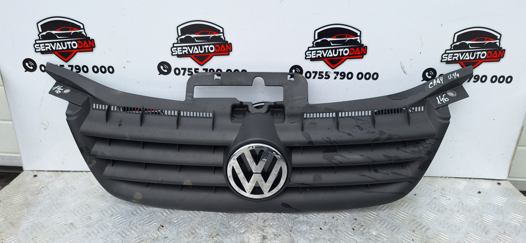 Grila centrala fata Volkswagen Caddy 3 (2004-2010) 1.9 Motorina 2007, 1T0853651A