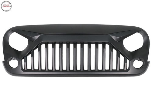 Grila Centrala Jeep Wrangler / Rubicon JK (2007-2017) Angry Bord Design Negru New