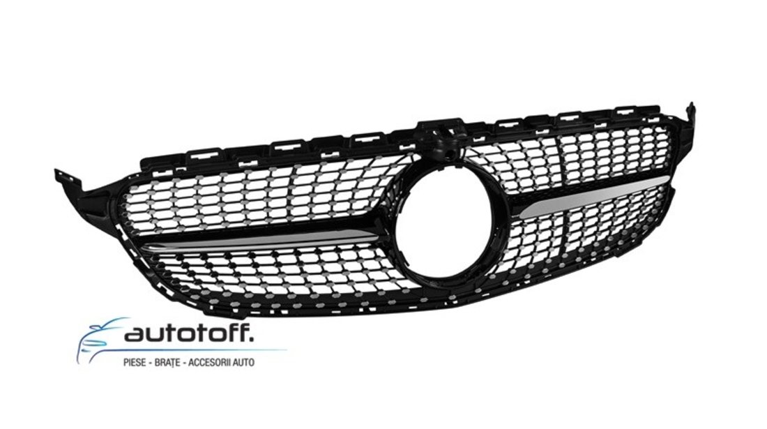 Grila centrala Mercedes C-Class W205 S205 C205 A205 (14-18) Diamond Design