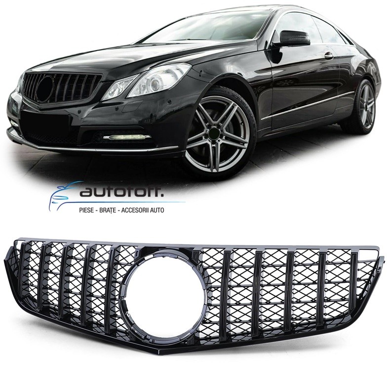 Grila centrala Mercedes E-Class C207 Coupe A207 Cabrio (09-13) GT Black Design