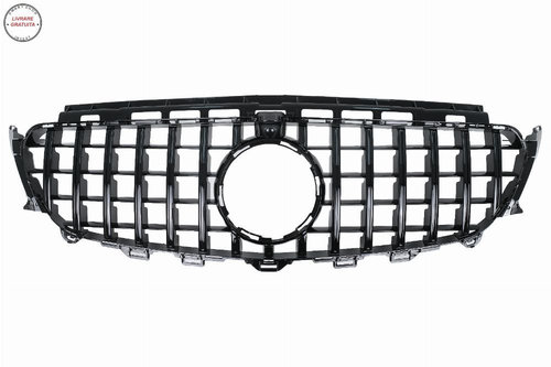 Grila Centrala Mercedes E-Class W213 S213 C238 A238 (2016-2019) GT-R Design Negru - livrare gratuita