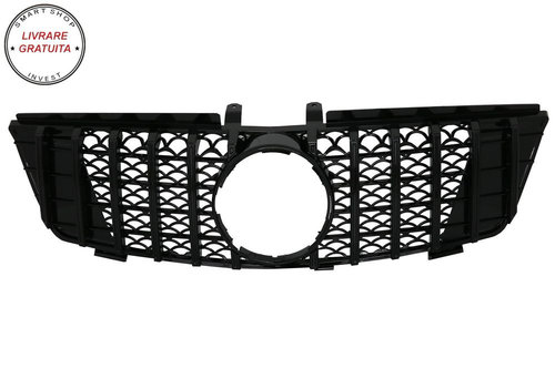 Grila centrala Mercedes ML W164 (2005-2008) GT-R Panamericana Design Negru- livrare gratuita