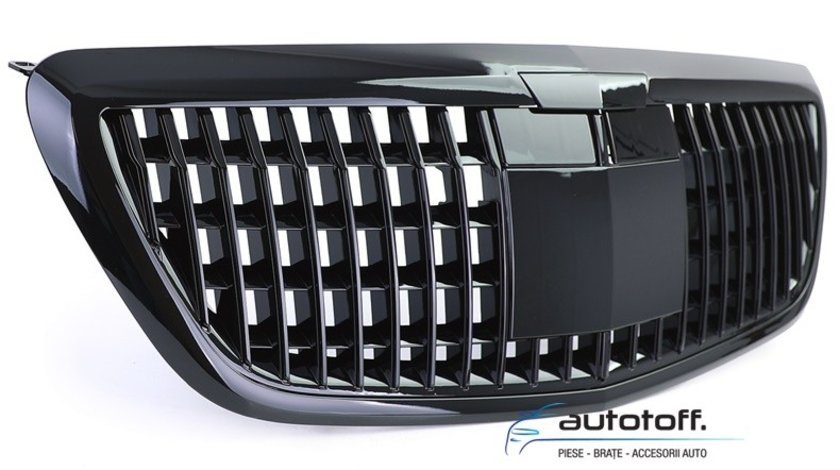 Grila centrala Mercedes W222 S-Class (13-20) MAYBACH Full Black Design