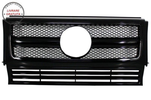 Grila Centrala Mercedes W463 G-Class (1990-2017) G65 G63 Design Negru Lucios Editi