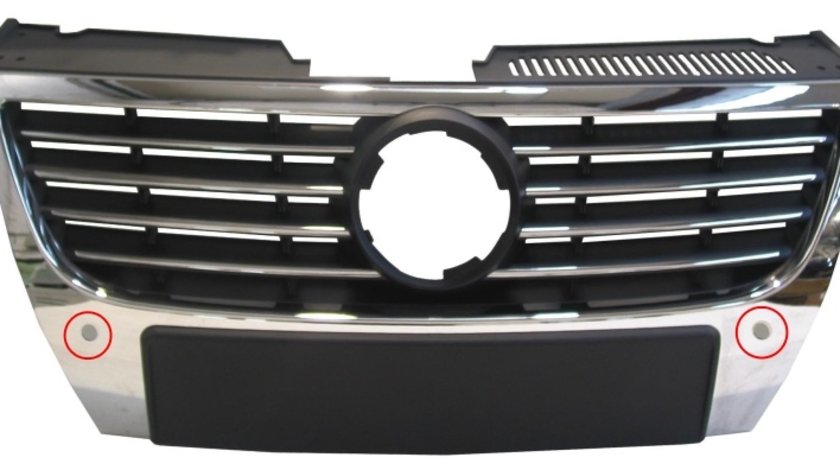 Grila centrala noua Crom & Negru VW Passat 05-11