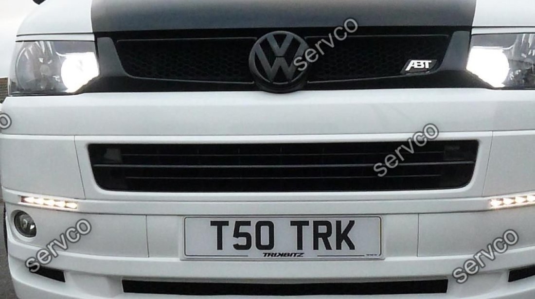 Grila centrala tuning sport VW T5 Transporter Caravelle Multivan Facelift 2010-2015 v4