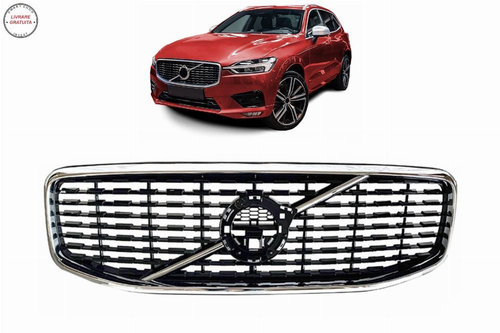 Grila Centrala Volvo XC60 II (2017-2021) Negru Lucios- livrare gratuita