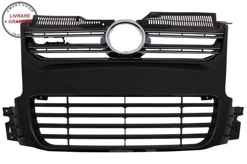 Grila Centrala VW Golf 5 V (2003-2008) Negru R32 Design