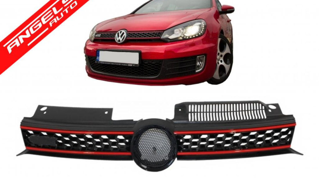 Grila Centrala VW Golf 6 (2008-2012) GTI Look