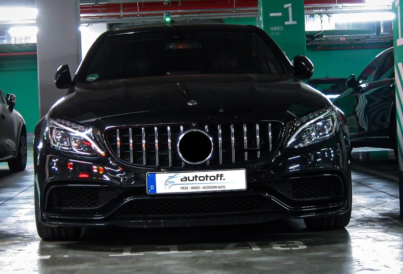 Grila compatibila Mercedes C-Class W205 C63 AMG S (14-18) GT Design