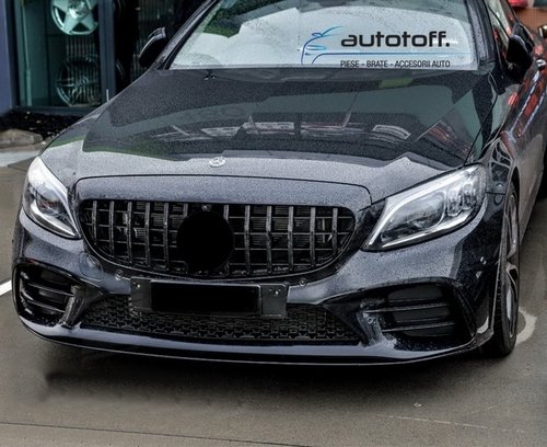 Grila compatibila Mercedes C-Class W205 Facelift (18-20) model GT