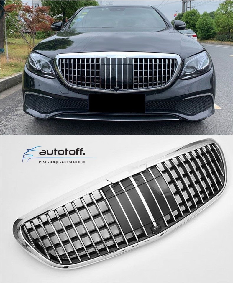 Grila crom compatibila Mercedes W213 S213 C238 A238 E-Class (16-19) model MBH