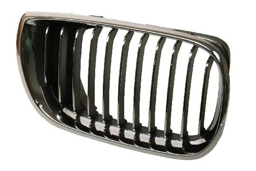 Grila cromata neagra dreapta BMW Seria 3 E46 Sedan 02/05