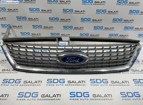 Grila cu Sigla Emblema Bara Spoiler Fata Ford Mondeo Mk4 2007 - 2014 Cod 7S71-8200-A [L3918]