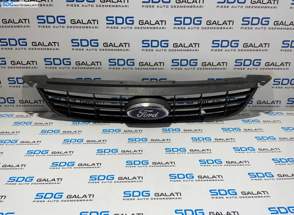 Grila cu Sigla Emblema Bara Spoiler Fata Ford Focus 2 FL Facelift 2007 - 2010 Cod 8M51-8200-BE [L2610] (Fisurata)