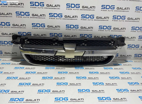 Grila cu Sigla Emblema Bara Spoiler Fata Chevrolet Aveo 2003 - 2011 Cod 96648621 [L2592]