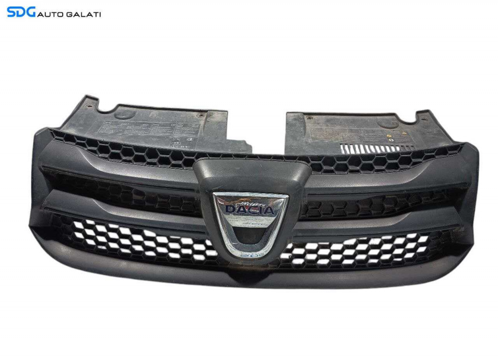 Grila cu Sigla Emblema de pe Bara Spoiler Fata Dacia Logan 2 2012 - 2016 Cod 623103971 [L6724]