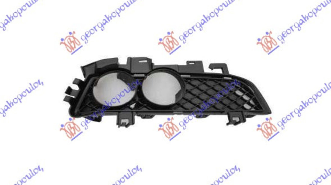 Grila Dreapta Bara Fata Cu Led Cu 2 Orificii Proiector Mercedes E-Klass W207 Coupe/Cabrio 2013-2014-2015-2016