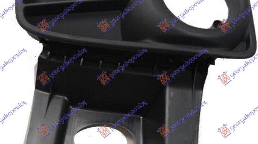 Grila Dreapta Bara Fata Cu Locasuri Proiectoare Fiat Panda 2003-2004-2005-2006-2007-2008-2009-2010-2011-2012-