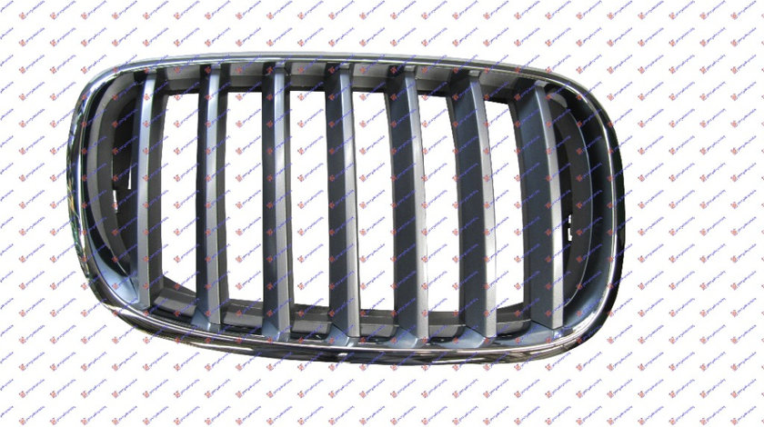 Grila Dreapta Radiator Crom-Argintiu Bmw X5 (E70) 2007-2008-2009-2010