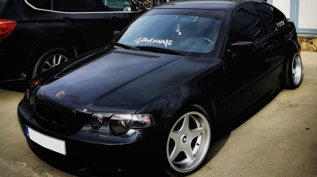 Grila dubla sport tuning BMW E46 COMPACT M LOOK NOU