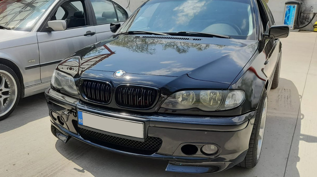 Grila dubla sport tuning BMW E46 facelift (2001 - 2005) M LOOK NOU