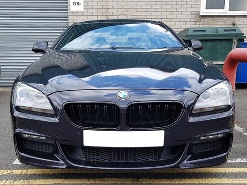 Grila dubla sport tuning BMW F06 F12 F13 M LOOK negru lucios NOU