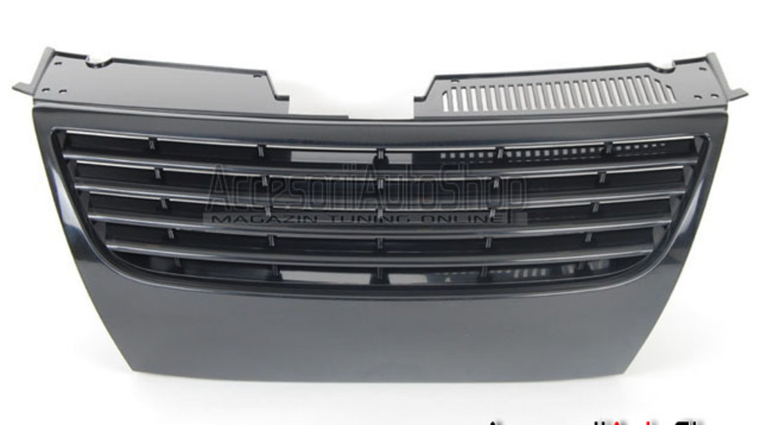 Grila fara semn VW Passat B6 3C 2005-2009 - Negru Mat