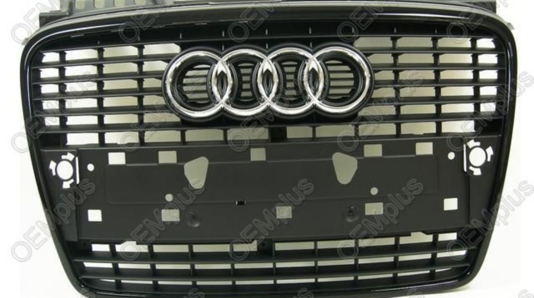 Grila fata Audi A4 B6 2005 2008 neagra