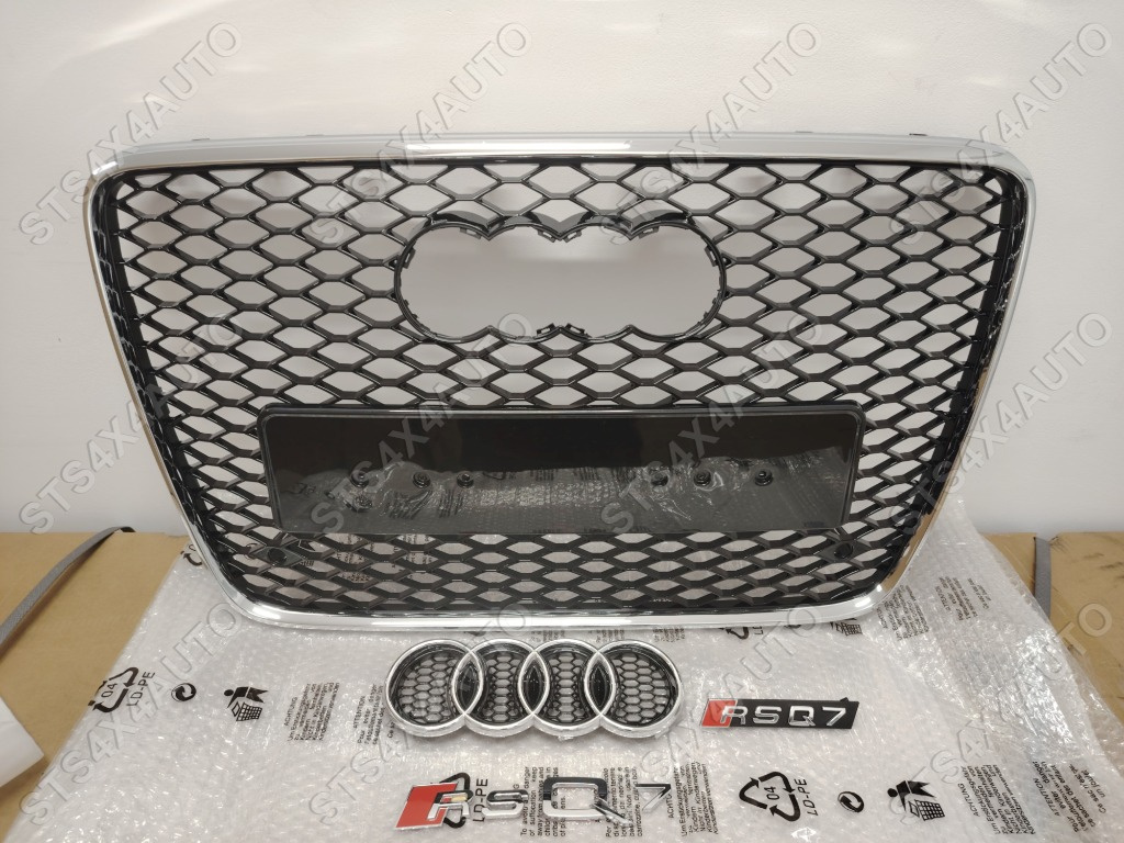 GRILA FATA AUDI Q7 2007-2015 CP/BK [RSQ7 LOOK] MATERIAL - ABS