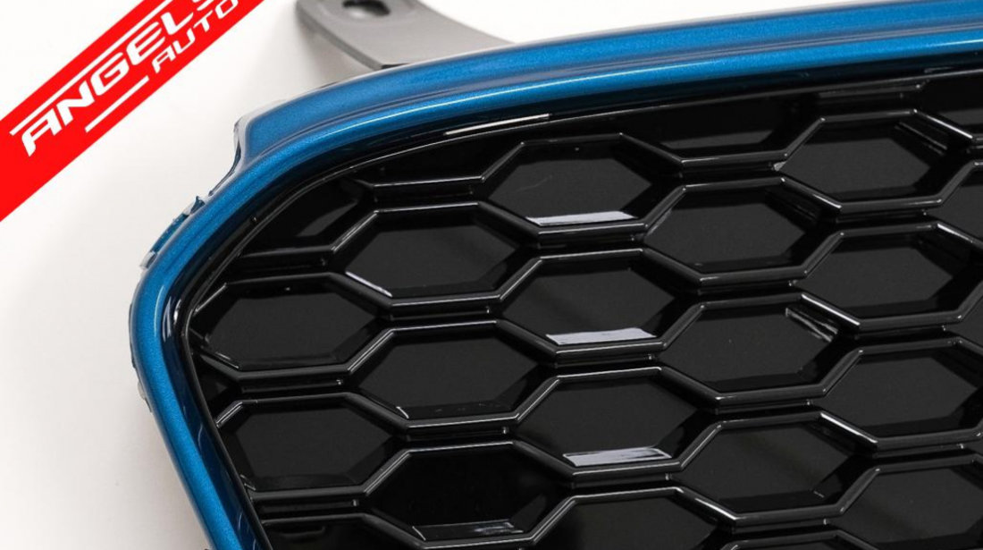 Grila fata Audi R8 42 (2013-2015) RS Design Negru-Albastru