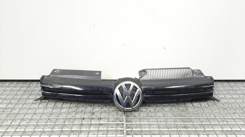 Grila fata bara centrala cu sigla, Vw Golf 6 (5K1) [Fabr 2009-2013] 5K0853653 (id:423887)