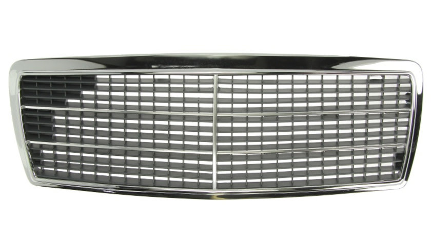 Grila fata completa, negru/crom MERCEDES Clasa C intre 1993-1997