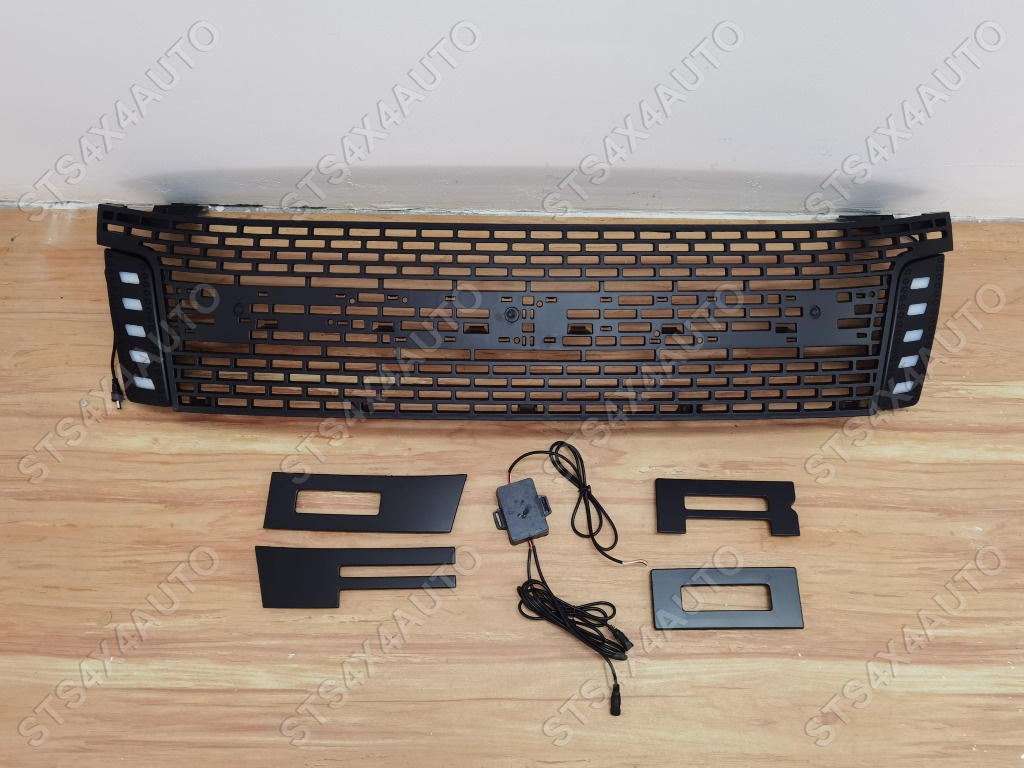GRILA FATA CU LED DRL FORD RANGER T6 2012-2015 [RAPTOR DESIGN]