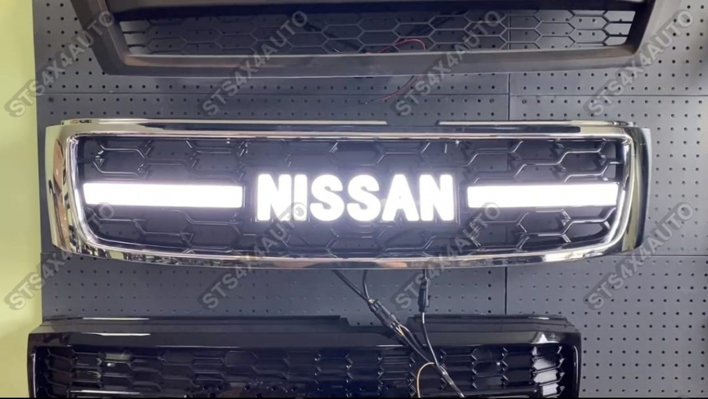 GRILA FATA CU LED DRL SI DYNAMIC SEMNALIZARE NISSAN PATROL Y61 GU4 2005-2024 [V3]