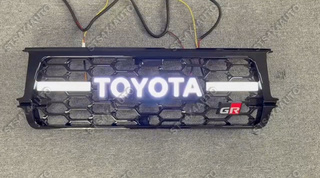 GRILA FATA CU LED DRL SI SEMNALIZARE PENTRU TOYOTA LAND CRUISER FJ80 LC80 1990-1997 BK [GR-LK]