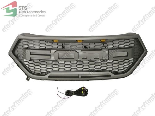 GRILA FATA CU LED FORD EDGE 2015-2018 GRI [RAPTOR STYLE] [V1]