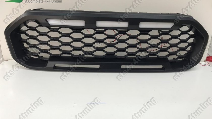 GRILA FATA CU LED FORD RANGER T8 2019+ XLT MB [MSH TIP]