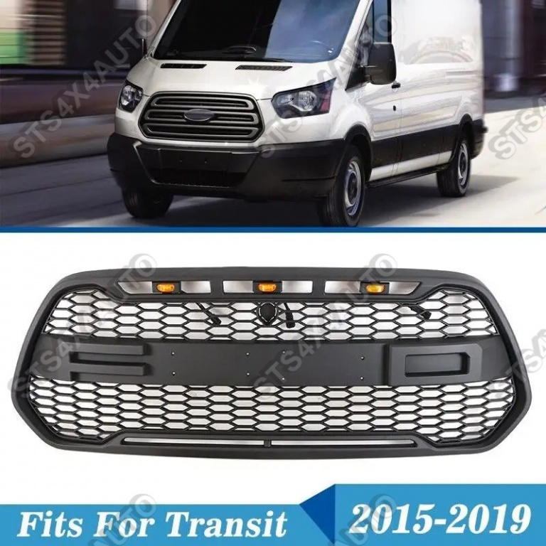 GRILA FATA CU LED FORD TRANSIT 2015-2019 MB [RAPTOR LOOK]
