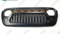 GRILA FATA CU LED JEEP WRANGLER JL 2018-2020 MB [V...