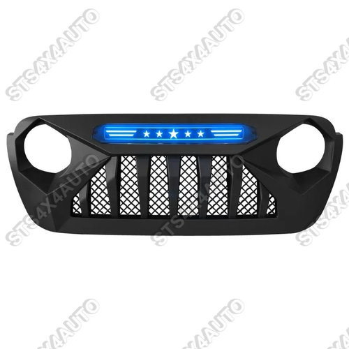 GRILA FATA CU LED JEEP WRANGLER JL JT 2018-2023 BL [V8]