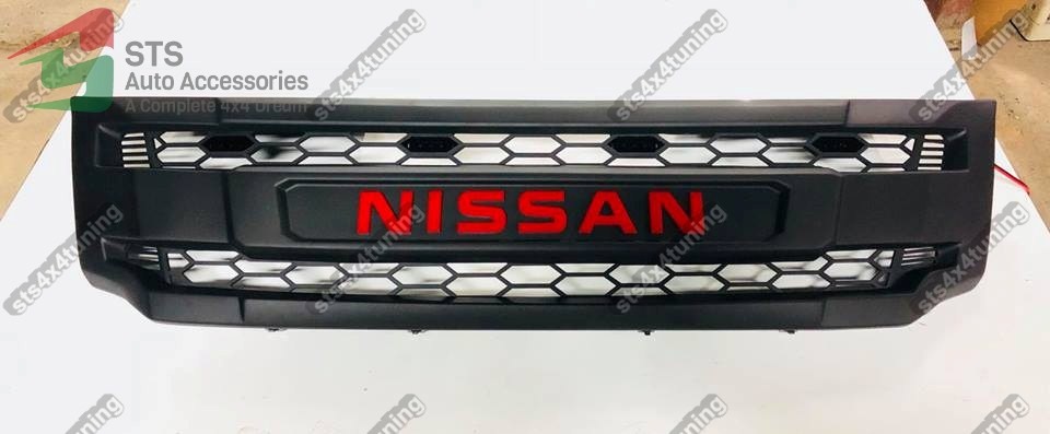 GRILA FATA CU LED NISSAN NAVARA NP300 2015-2018 [V5][SPORTY][RW]