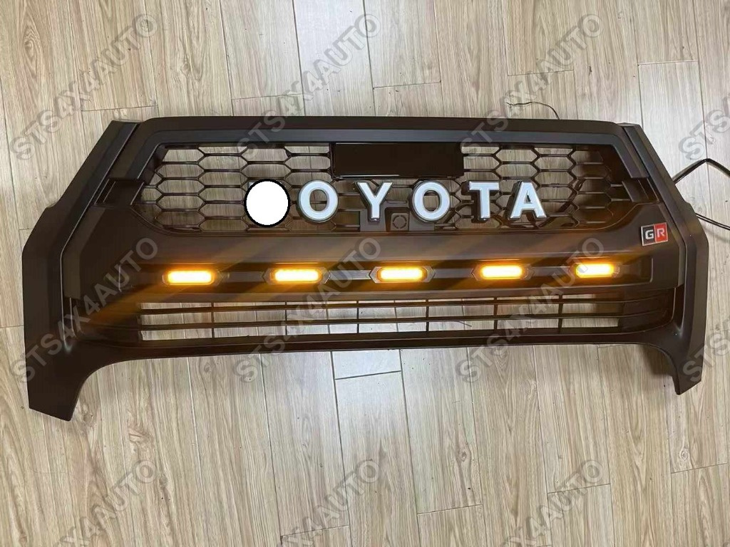 GRILA FATA CU LED PENTRU TOYOTA HILUX REVO 2021-2025 MB [GR LOOK]